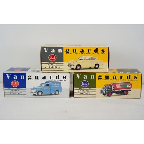 247 - Three boxed Van Guards collectors cars.