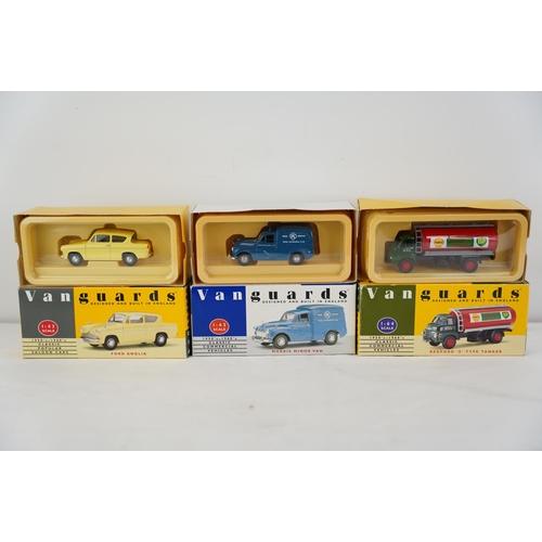 247 - Three boxed Van Guards collectors cars.