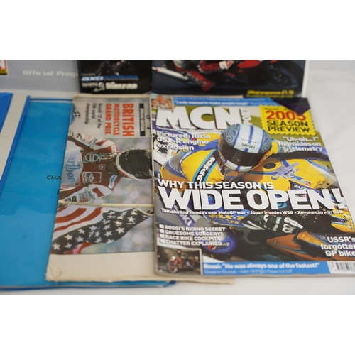 258 - A lot of motor bike racing magazines to include the 1992 Irish Road Racing Championship results.