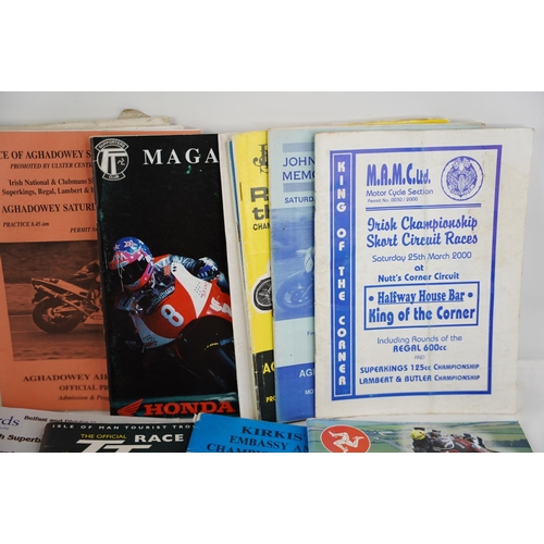 259 - A lot of Irish Road Racing programmes.