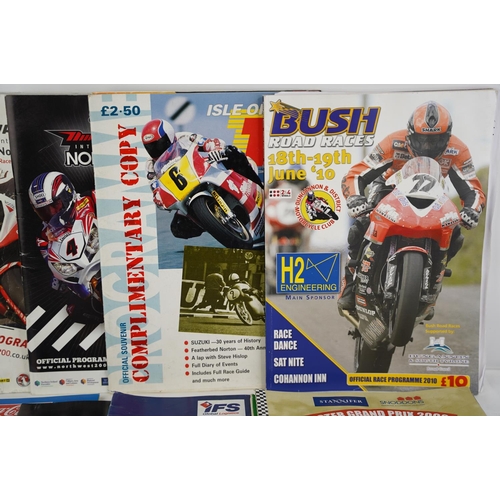 260 - A lot of Ulster Grand Prix racing programmes and more.