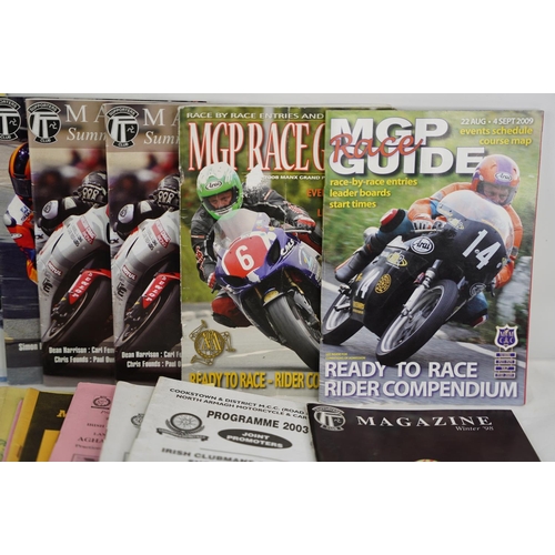 264 - A lot of motor bike racing.programmes.