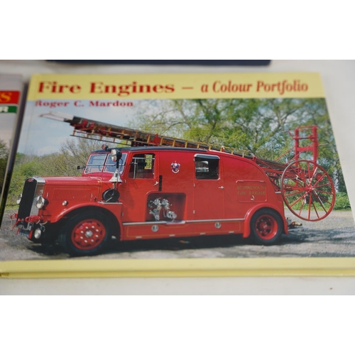 286 - Two vintage Army & Navy Stores Limited books and two vintage Fire Engines books.