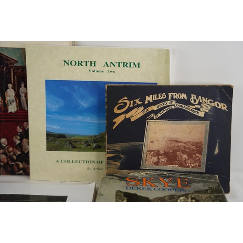 319 - A collection of Irish themed books - Six Miles from Bangor, Northern Ireland 1921 - 1971 and lots mo... 