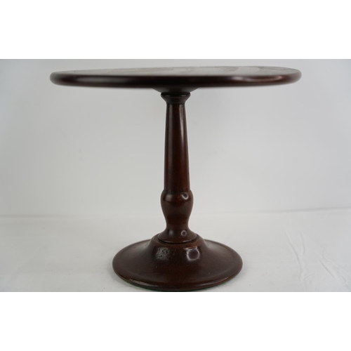 360 - An antique wooden table top plant stand/ display.