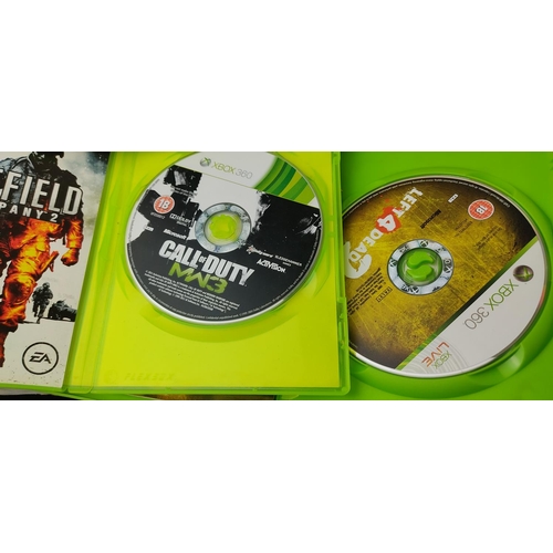 440 - An Xbox 360 & assortment of games (untested)