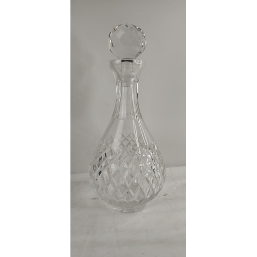 458 - A Tyrone Crystal decanter.