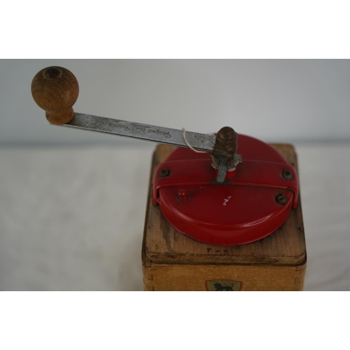 17 - An antique French Peugeot Freres coffee grinder.