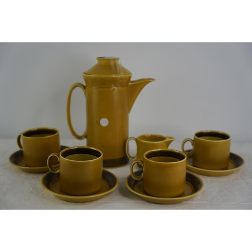 27 - A vintage Burleigh coffee set.