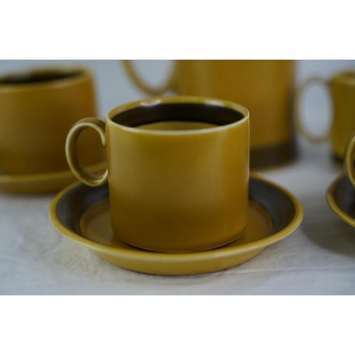 27 - A vintage Burleigh coffee set.