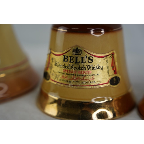 30 - Three Bells Scotch Whisky decanters.