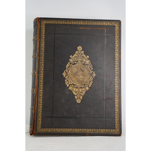 55 - A large antique/ Victorian Family Bible.