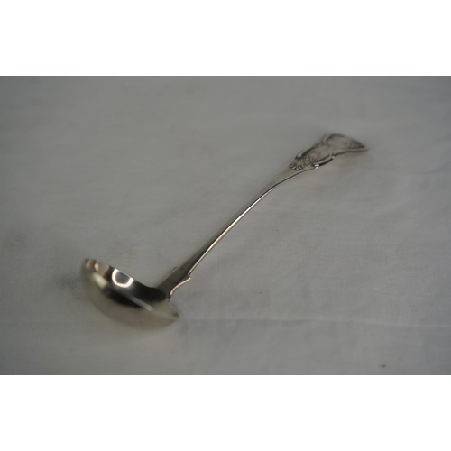 74 - A Scottish Silver ladle, Glasgow 1854, D C Rait.