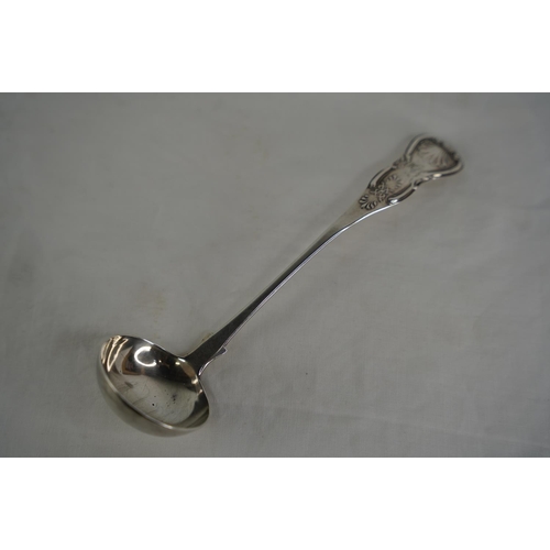 74 - A Scottish Silver ladle, Glasgow 1854, D C Rait.