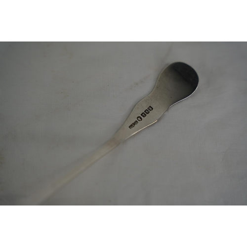 75 - A Georgian Silver toddy ladle with whalebone handle.