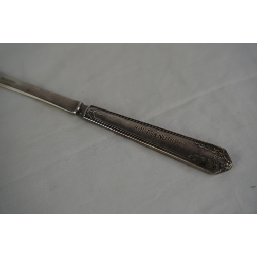 80 - A vintage letter opener for guests at Keen & Nettlefords Ltd, Darlaston.