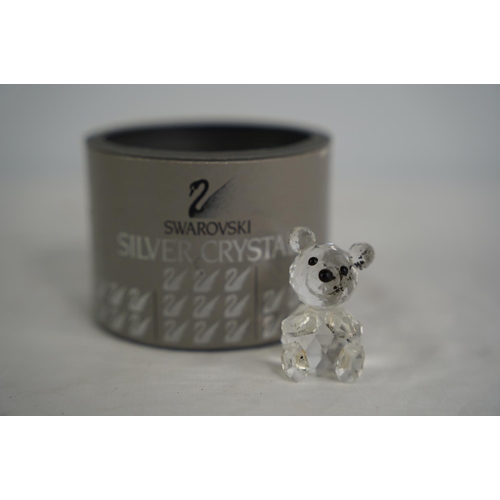 83 - A Swarovski crystal teddy bear.