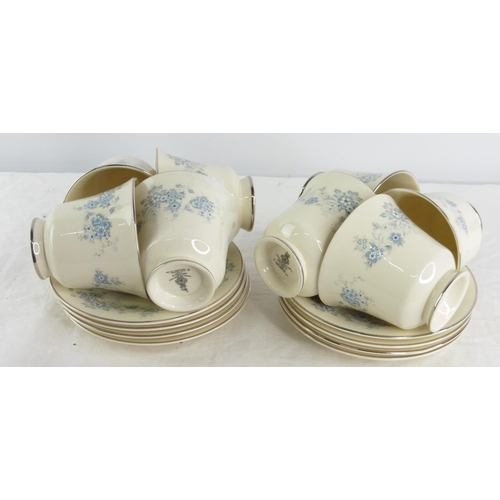 171 - A Royal Doulton bone china 'Michelle' tea set.