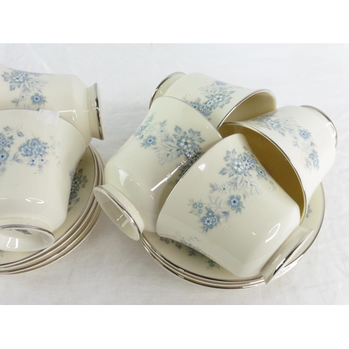 171 - A Royal Doulton bone china 'Michelle' tea set.