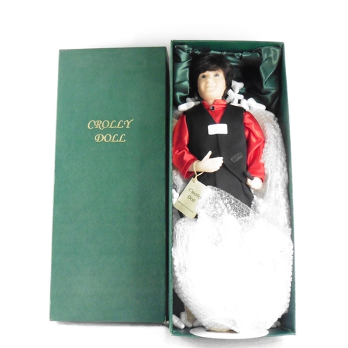 176 - A boxed Irish Crolly Doll figure with porcelain detail.