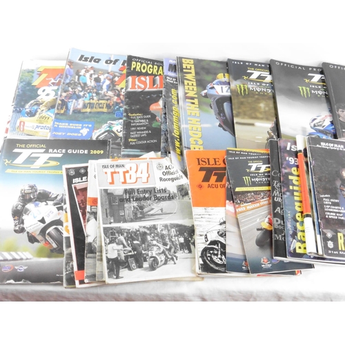 191 - A lot of Isle of Man and Northwest 200 motor bike racing programmes.