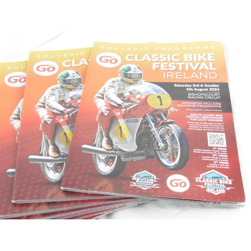 192 - A lot of Classic Bike Festival Ireland brochures.