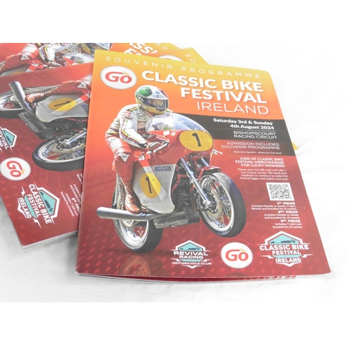 193 - A lot of Classic Bike Festival Ireland brochures.