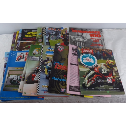 199 - A lot of motorbike racing souvenir programmes.