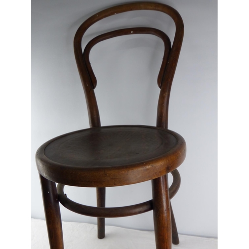 246 - A vintage Bentwood chair.