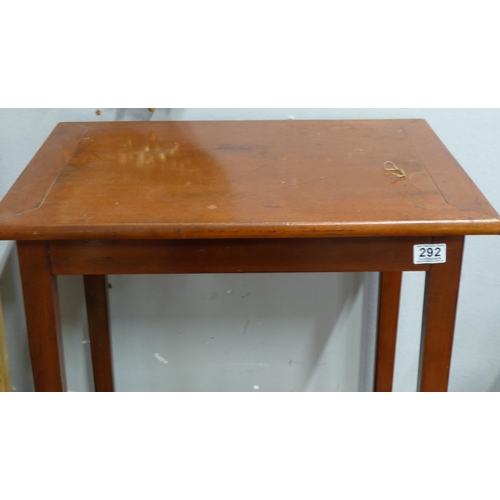 292 - An antique occasional table 70cm x 60 cm .