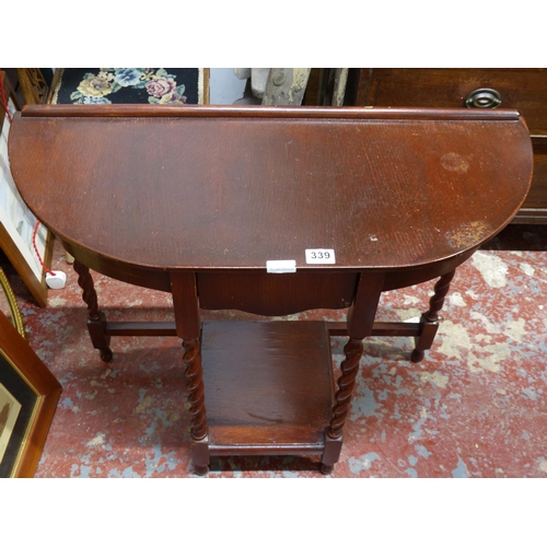 339 - A mahogany hall table.