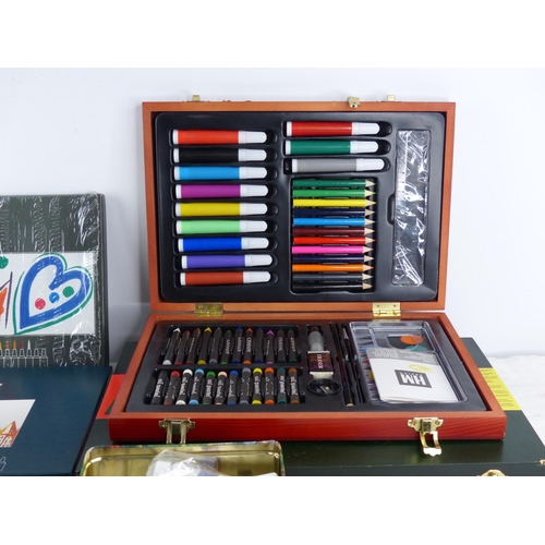 349 - A lot of new artist paint sets and more.