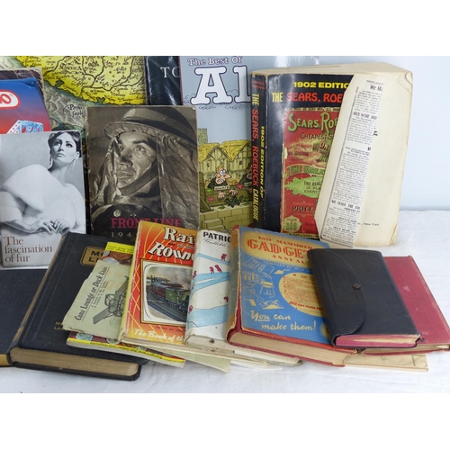 363 - A lot of books to include Royal Portrush Ladies - a backward glance, Welcomes Medical Diary 1940, Ce... 