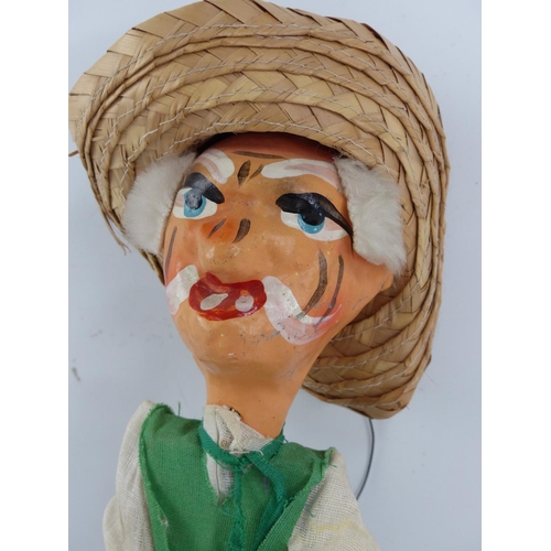 384 - A vintage hand painted puppet.