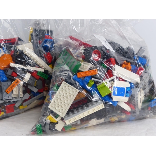 417 - Three x 1kilo bags of Lego.