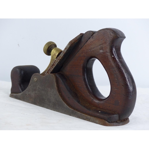 468 - An antique infill Jack plane.