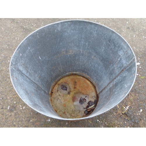 65 - A large metal planter/bin