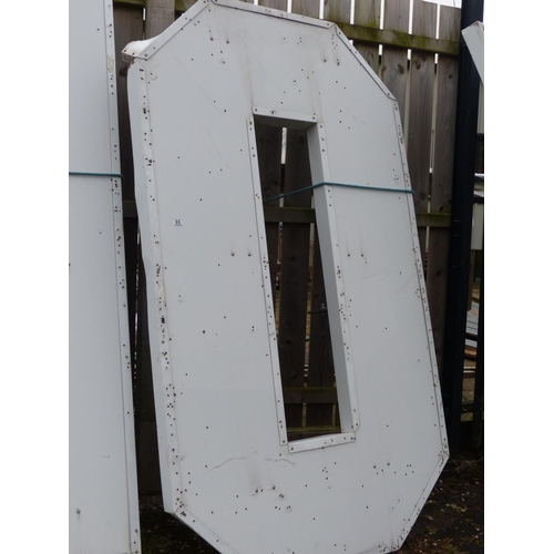 85 - A large Iconic letter 'O', from the Ramore Restaurant, Portrush.