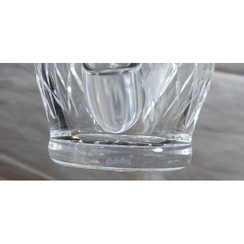 106 - A Waterford Crystal jug.