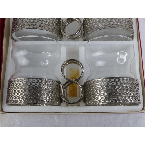 112 - A Mid Century set of Timo Sarpaneva
Tea Glasses, in original card box.