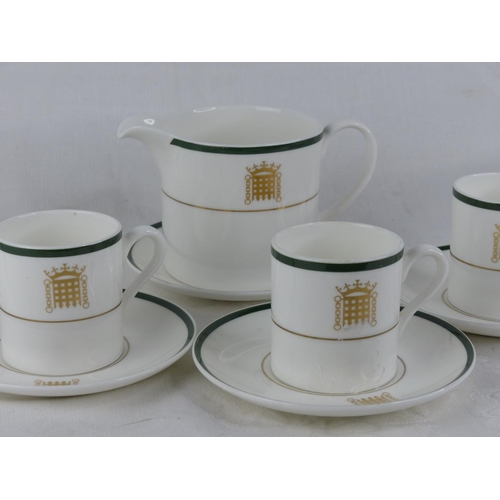 146 - A stunning Wedgwood 'Westminster/ Houses of Parliament' crested coffee set.