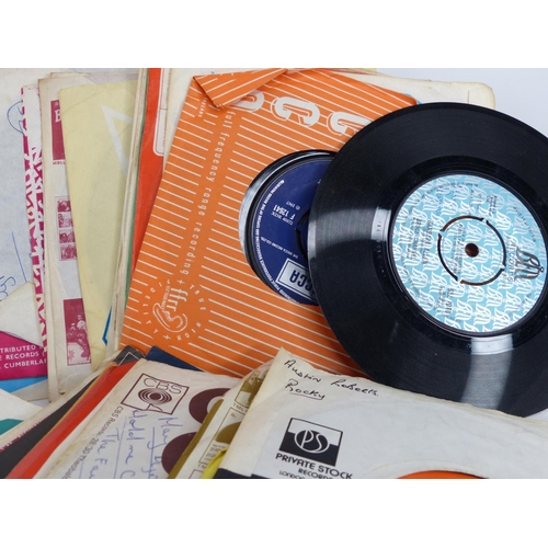 161 - A collection of vintage singles/ 45's to include Engelbert Humperdinck, Tom Jones, Bridge Over Troub... 