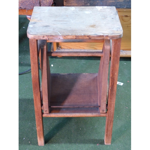 183 - A vintage set of folding step stool.