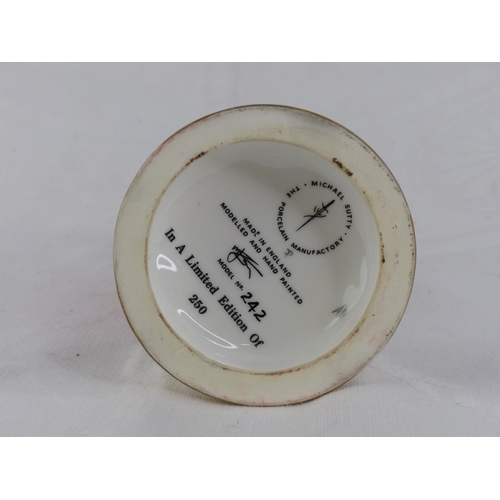 208 - A limited edition Michael Sutty hand painted porcelain figure '7th Regiment of Foot'