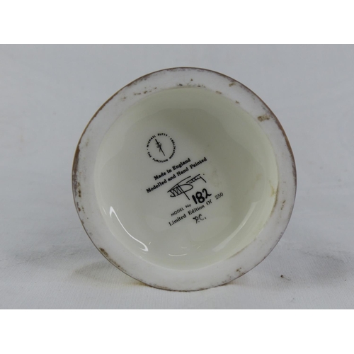 209 - A limited edition Michael Sutty hand painted porcelain figure 'The Blues and Royals 1980's'.