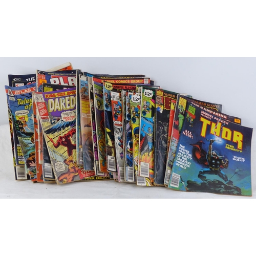218 - A large collection of vintage of Marvel comics.