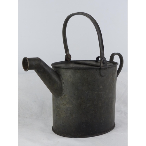236 - An antique 'GR' watering can.