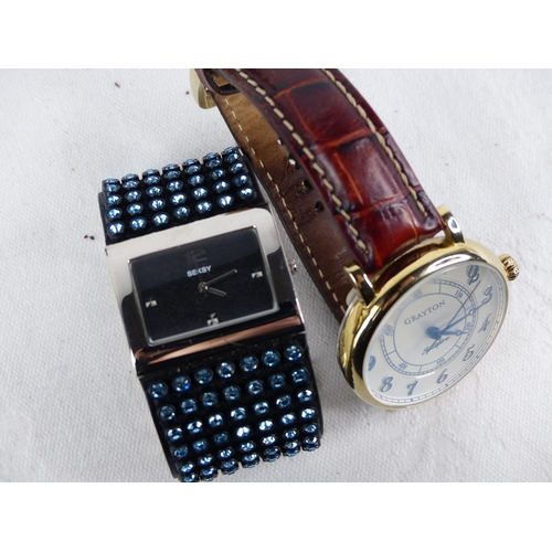 524 - A Sekonda ladies wrist watch and a Grayton gents wrist watch.