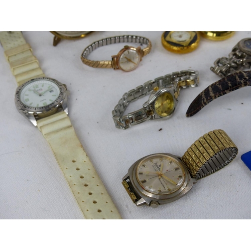 528 - A lot of fashion watches and more.