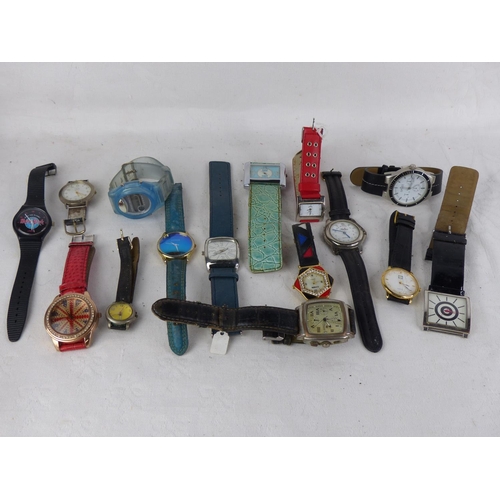 529 - A lot of fashion watches and more.